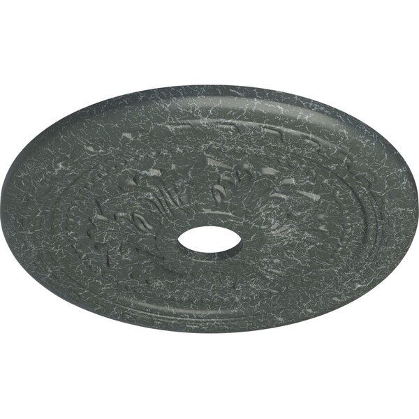 Palmetto Ceiling Medallion (Fits Canopies Up To 3 5/8), 23 5/8OD X 3 5/8ID X 1 5/8P